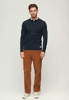 Топ с длинными рукавами VINTAGE ATHLETIC CHARIOT Superdry, цвет eclipse navy