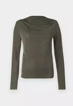 Топ с длинными рукавами VINYNNE VILA, хаки