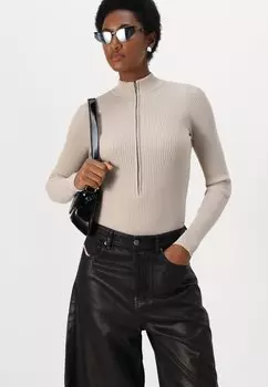 Топ с длинными рукавами VIRGO Good American, бежевый