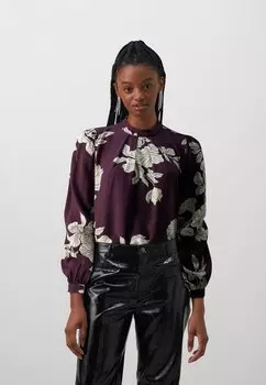Топ с длинными рукавами VISIGNE VILA, цвет plum perfect