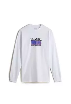 Топ с длинными рукавами VISUAL MINDS LONG SLEEVE. Vans, белый
