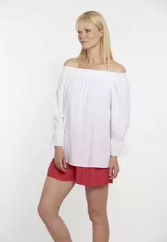 Топ с длинными рукавами VIVID, белый
