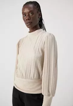Топ с длинными рукавами VMAURORA Vero Moda Tall, бежевый