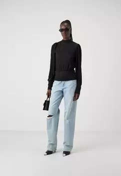 Топ с длинными рукавами VMAURORA Vero Moda Tall, черный