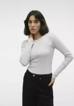 Топ с длинными рукавами VMCHLOE Vero Moda, серый
