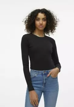 Топ с длинными рукавами VMCHLOE Vero Moda, черный