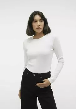 Топ с длинными рукавами VMCHLOE Vero Moda, белый