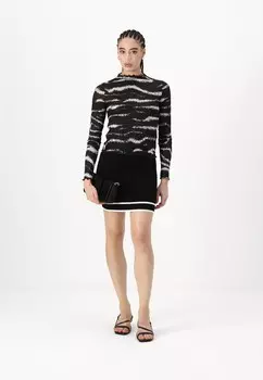 Топ с длинными рукавами VMLOTTE HIGH NECK Vero Moda, черный