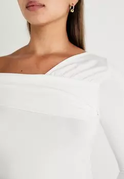 Топ с длинными рукавами VMPANDA ONE SHOULDER Vero Moda, белый