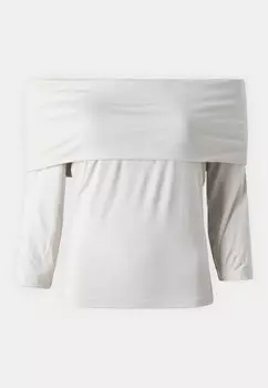 Топ с длинными рукавами VMREGITZE 3/4 OFF SHOULDER Vero Moda Tall, светло-серый