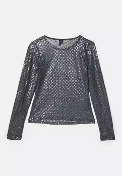 Топ с длинными рукавами VMSAFINA O NECK Vero Moda, серый