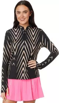 Топ с длинными рукавами в стиле дартс Jamie Sadock, цвет Crme Brulee