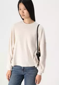 Топ с длинными рукавами WAFFLE DOLMAN Abercrombie & Fitch, синий