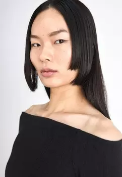 Топ с длинными рукавами WARM TEXTURE BARDOT Calvin Klein Jeans, черный