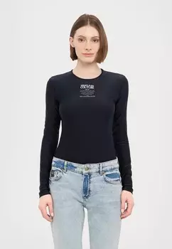 Топ с длинными рукавами WARRANTY Versace, черный