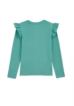 Топ с длинными рукавами WE Fashion, светло-зеленый