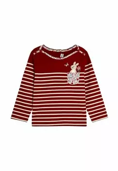 Топ с длинными рукавами WHIMSICAL WILD POCKET BRETON REGULAR FIT JoJo Maman Bb, цвет Berry