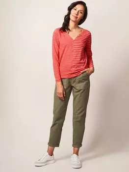 Топ с длинными рукавами White Stuff Nelly, оранжевый/мульти