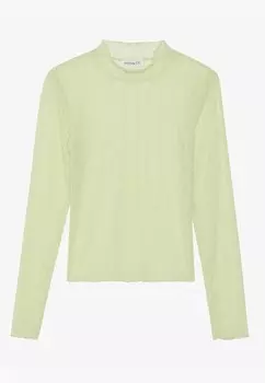 Топ с длинными рукавами WIDE MESH LS TOP / EO-AW24-D006-SJ / 912 NEON YELLOW Even&Odd, неоновый желтый