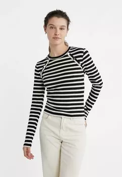 Топ с длинными рукавами WITH BUTTONS Stradivarius, цвет white