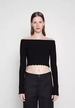 Топ с длинными рукавами Won Hundred, черный