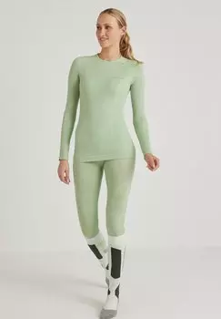 Топ с длинными рукавами WOOL-TECH FUNCTIONAL UNDERWEAR FOR COLD TO VERY COLD CONDITIONS FALKE, цвет quiet green