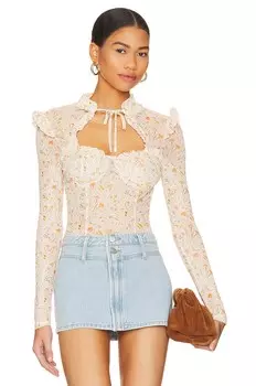 Топ с длинными рукавами xoey More To Come, мультиколор