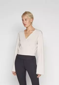 Топ с длинными рукавами YGA COVER-UP adidas Performance, цвет putty mauve