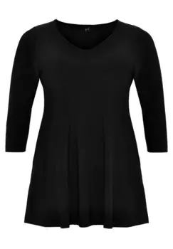 Топ с длинными рукавами Yoek, черный