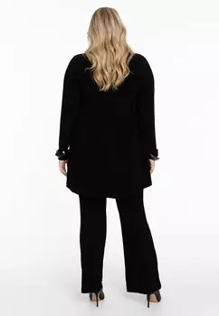 Топ с длинными рукавами Yoek, черный