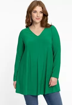 Топ с длинными рукавами YOEK, зеленый