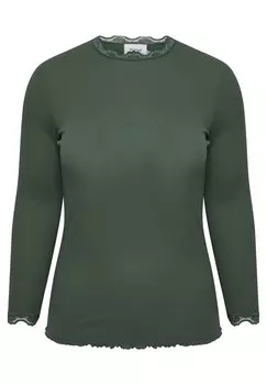 Топ с длинными рукавами ZAMOND Fransa, темно-зеленый