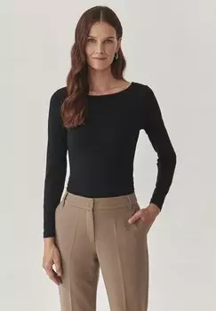 Топ с длинными рукавами ZULA TATUUM, черный