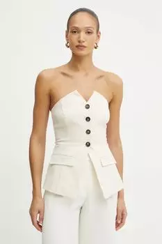 Топ с добавлением шерсти Marella, бежевый