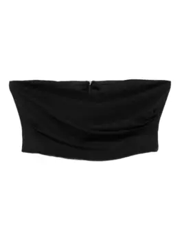 Топ с драпировкой Marella, черный