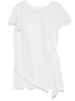 Топ с драпировкой Y's, белый