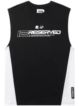 Топ с графичным принтом izzue, черный