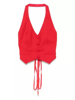 Топ с халтернеем NISSA, красный