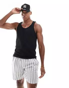Топ с карманом черного цвета Jack & Jones