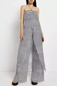 Топ с кольцом крючком River Island, черный