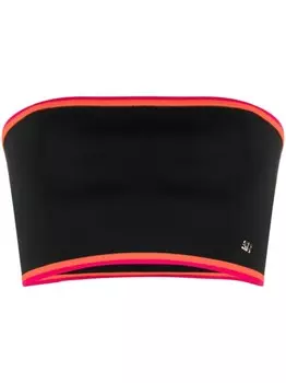 Топ с контрастной отделкой Sonia Rykiel, черный