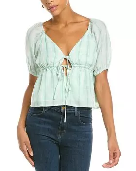 Топ с короткими рукавами Aiden, зеленый