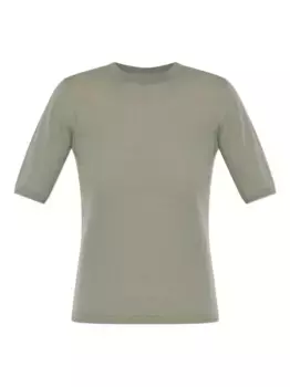 Топ с короткими рукавами MAX MARA, зеленый