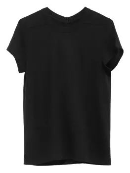 Топ с короткими рукавами от Rick Owens, черный