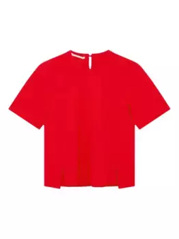 Топ с короткими рукавами STELLA MCCARTNEY, красный