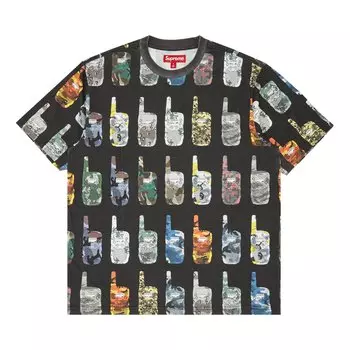 Топ с короткими рукавами Supreme Walkie Talkie, черный