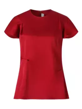 Топ с короткими рукавами VICTORIA BECKHAM, красный