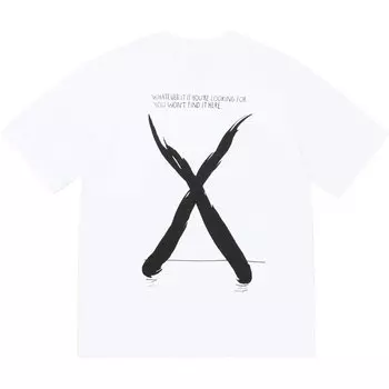 Топ с короткими рукавами X The North Face Supreme, черный