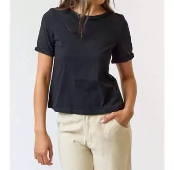 Топ с косичками Nico черного цвета lalavon