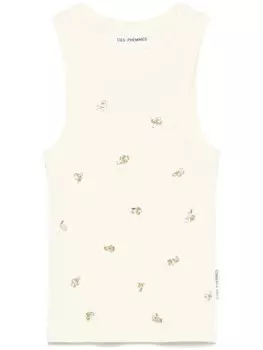 Топ с кристаллами DES PHEMMES, желтый